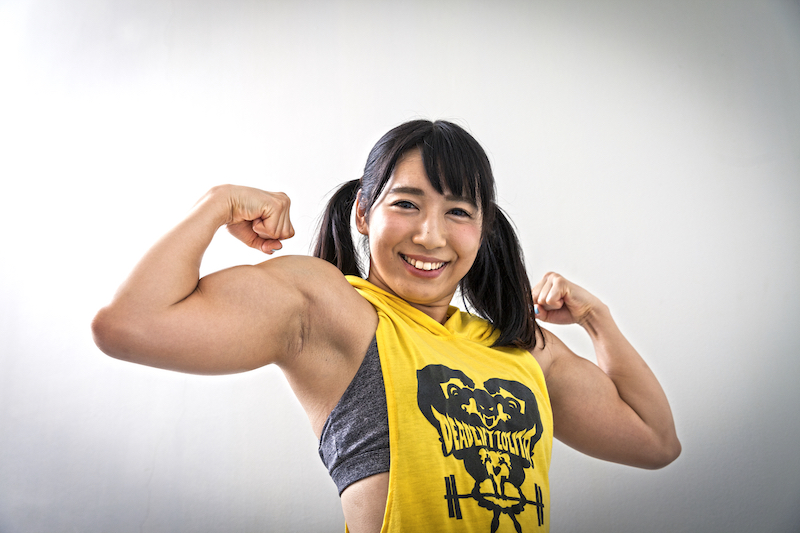 持ち上げた人の最重量は 100kg以上 業界初の 筋肉アイドル 才木玲佳さん 後編 筋トレ女子 2 ビューティ トレーニング スポーツ Melos