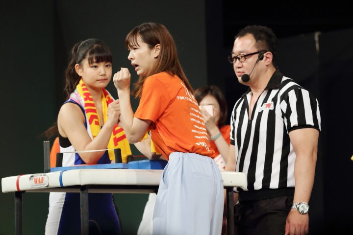 腕相撲に懸けるアイドルたちは美しく アツかった Tif18アームレスリング大会 決勝レポート ビューティ スポーツ Melos