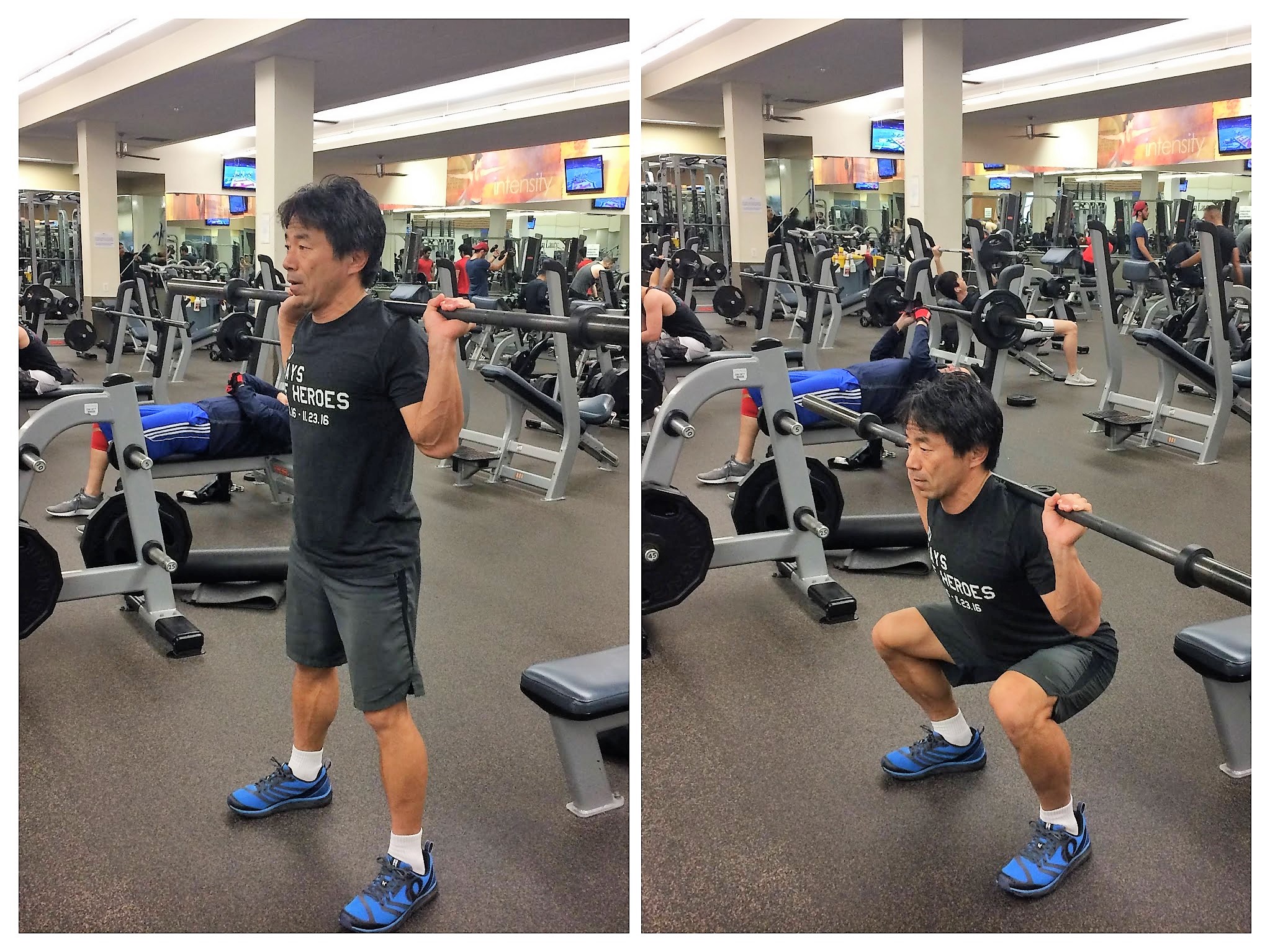 デッドリフトとスクワットの比較