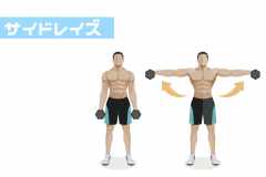 肩の筋肉“三角筋”を鍛える筋トレ「サイドレイズ」、押さえるべきポイントはココ