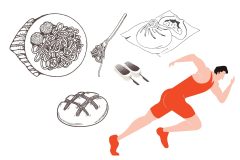 マラソン大会前の食事方法「カーボローディング」の効果とやり方を、トレーナーが解説