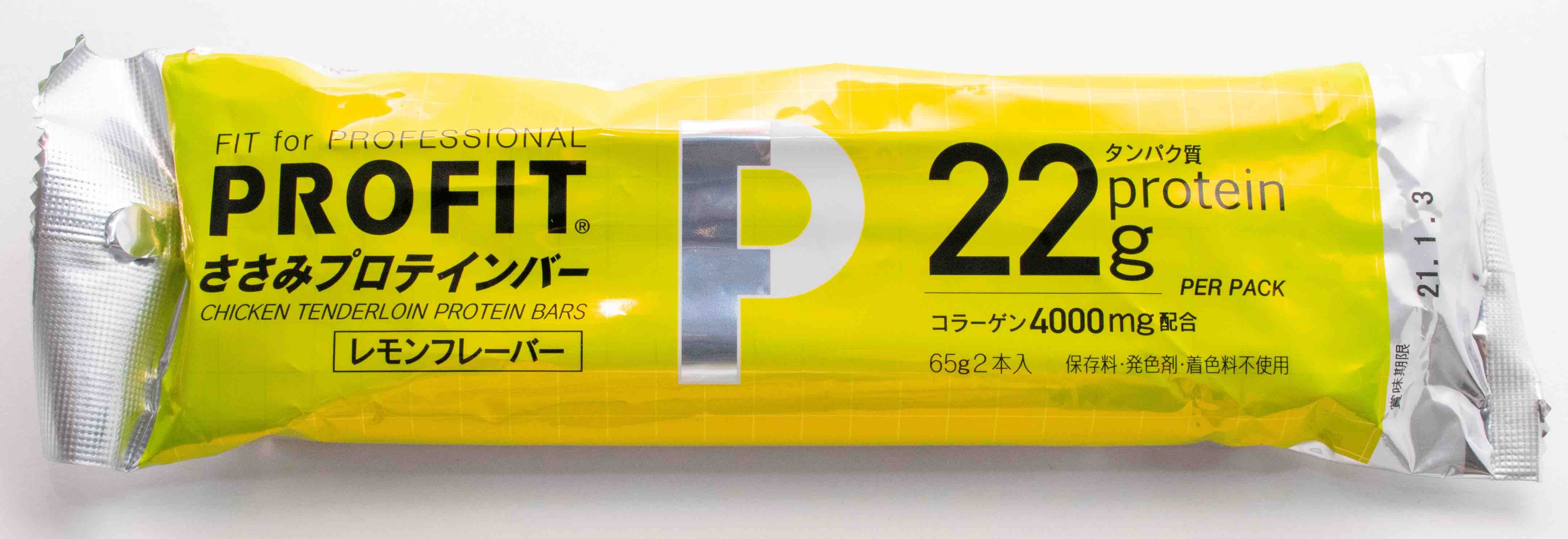 丸善　プロフィットささみプロテインバー レモンフレーバー（2本入り）