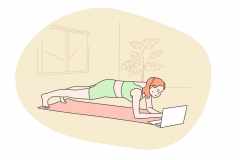 体幹トレーニング「プランク」のダイエット効果とは。毎日やれば痩せる？時間の目安とやり方のコツ
