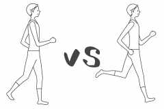 「走る」と「早歩き」、どっちが脂肪燃焼に効果的？【1問1答クイズ】