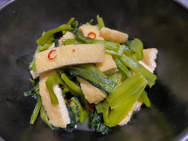 小松菜炒め