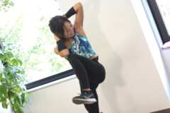 立ったまま腹筋