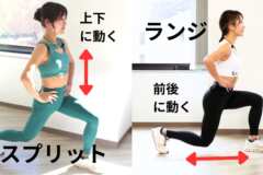 スプリットスクワットとランジの違い
