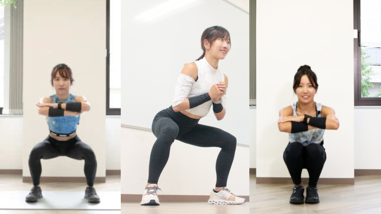 【スクワット3種】痩せトレとして優秀なメニュー！基本的なやり方を解説