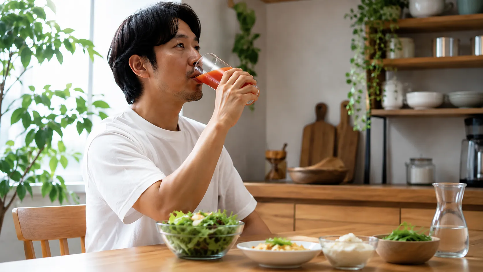 トマトジュースを毎日飲むとどんな効果がある_1日1本飲み続けた結果のメリット_デメリット