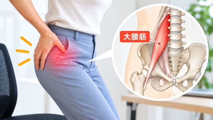 脚の付け根のこりと大腰筋